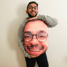 Load image into Gallery viewer, Personalised Giant Face Cushion
