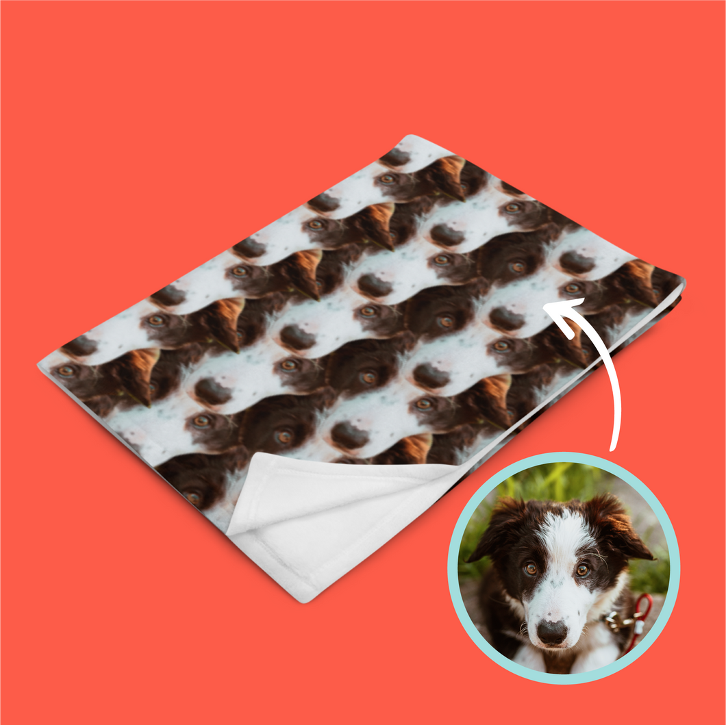 Personalised Pet Throw Blanket