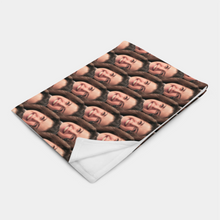 Load image into Gallery viewer, Personalised Face Throw Blanket
